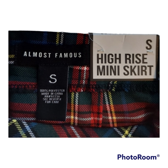ALMOST FAMOUS HIGH RISE MINI SKIRT - Picture 4 of 4